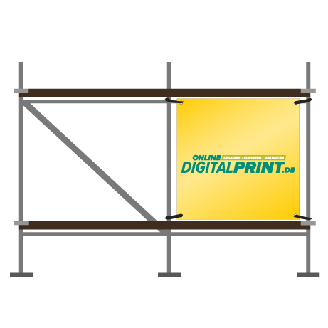 Gerüstbanner | B 250 cm x H 206 cm | einseitig bedruckt