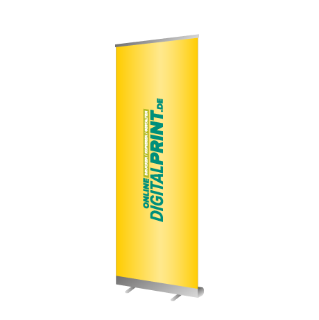 Roll-Up Budget | B 60 cm x H 160 cm | einseitig bedruckt