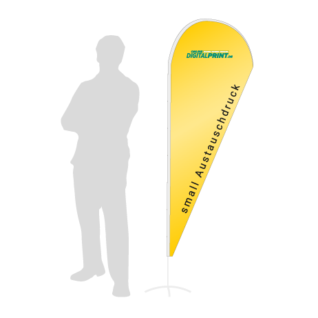 Beachflag Drop Austauschdruck | Small (210 cm) | einseitig bedruckt